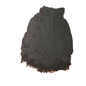 Double Zero Black Strapless Dress